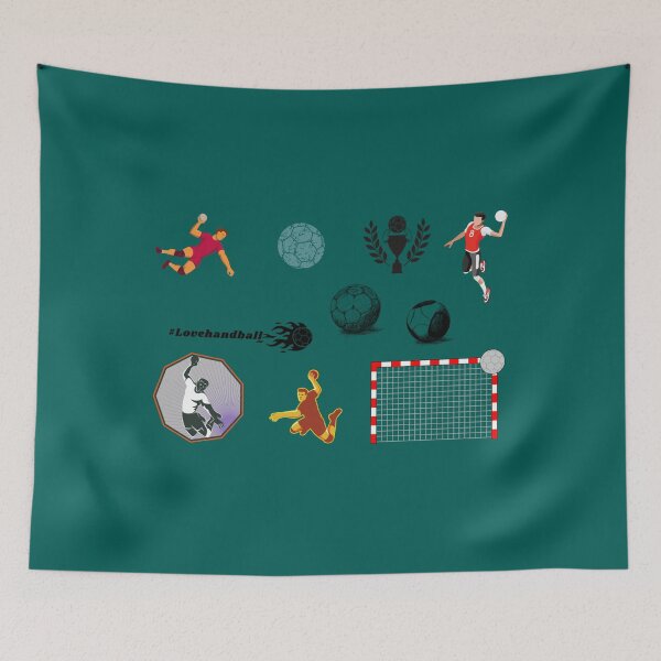 Item preview, Pack de pegatinas de balonmano loveHandball306 designed and sold by KirstenWuckert.