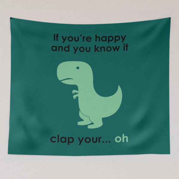 Item preview, Feliz lo sabes dinosaurio310 designed and sold by KirstenWuckert.