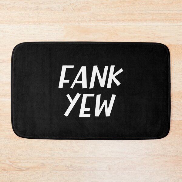 Item preview, Thank You or Fank Yew a Misspelled Sarcastic British Accent  designed and sold by Dexter Freeman.