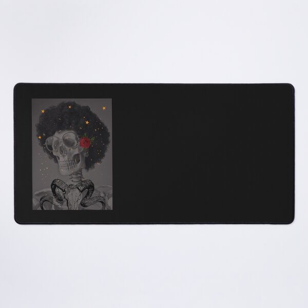 Item preview, Cool Skull With Red Rose - Floral Skull - Skull With Roses designed and sold by The Red Nox.