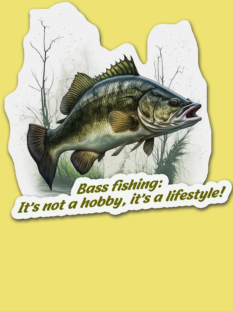 Bass fishing on the lake, It's not a hobby, it's a lifestyle Baby  One-Piece for Sale by pixeldizajn