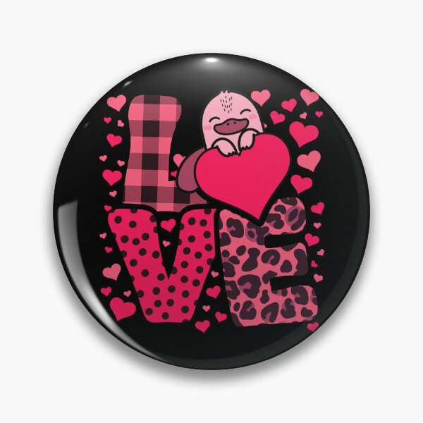 Item preview, Cute Kawaii Valentine Platypus Love Hearts Valentines Day designed and sold by JokeGysen.
