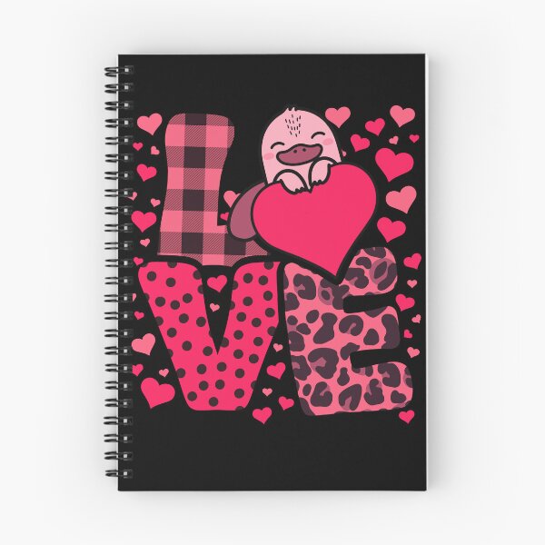 Item preview, Cute Kawaii Valentine Platypus Love Hearts Valentines Day designed and sold by JokeGysen.