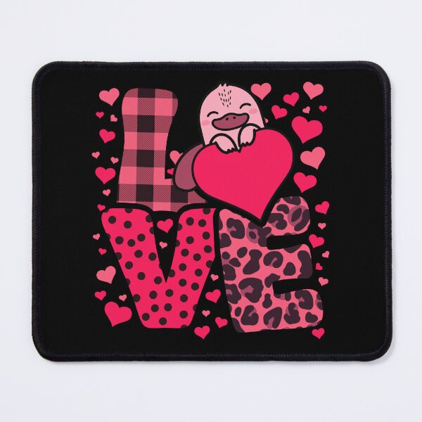 Item preview, Cute Kawaii Valentine Platypus Love Hearts Valentines Day designed and sold by JokeGysen.