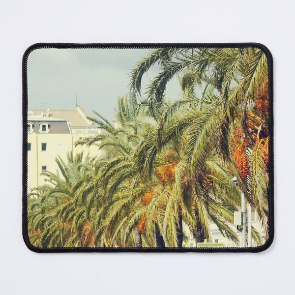 Item preview, Promenade des Anglais - Palm Trees in Nice Blue Coast of France designed and sold by CarolinaReina.