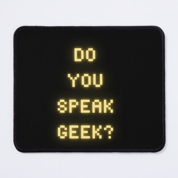 Item preview, Do you speak geek? 1980s influenced design designed and sold by RetroDesignsNW.