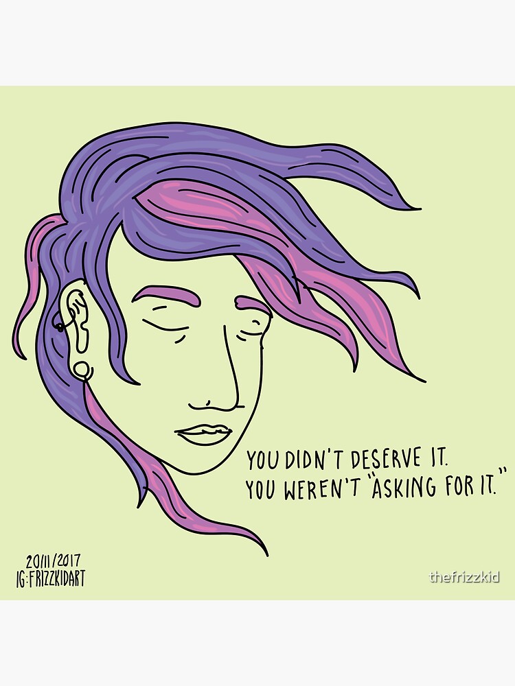 You Didnt Deserve It Sticker By Thefrizzkid Redbubble