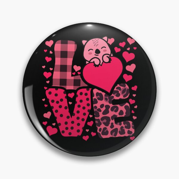 Item preview, Cute Kawaii Valentine Wombat Love Hearts Valentines Day designed and sold by JokeGysen.