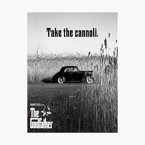 The Godfather Take the Cannoli Photographic Print