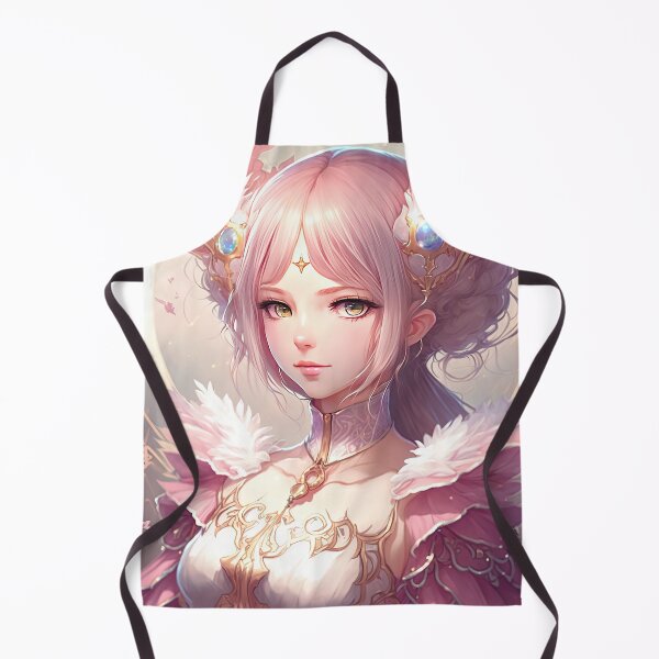 Item preview, A fantasy elf female cleric in a pink pastel dress designed and sold by PJGartui.