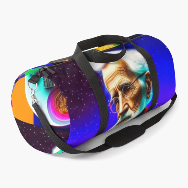 Item preview, Old Man with White Hair Playing the Guitar in Highly Coloured Landscape designed and sold by KALEIDOSCOPE UK.