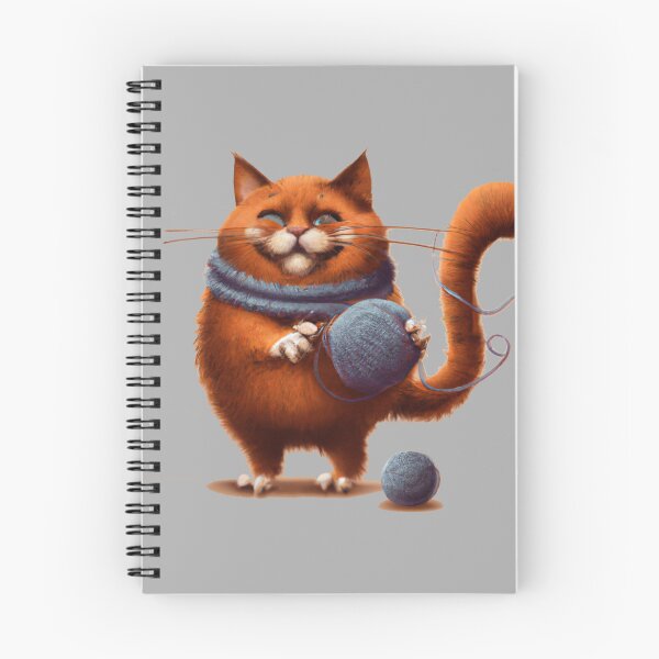 Item preview, Funny And Cute Cat With A Ball Of Wool designed and sold by Color-Me-Blue.