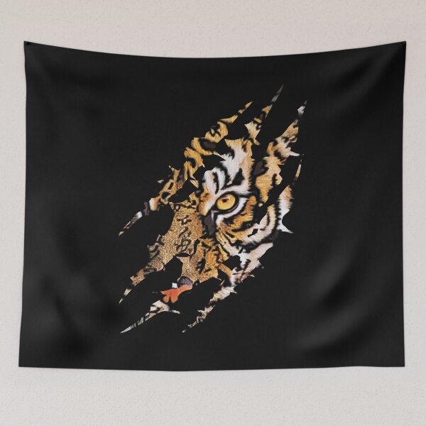 Item preview, Tiger Eye Clam Marks Wild Tiger Zookeeper Costume Safari Lover  designed and sold by alenaz.