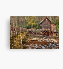 Glade Creek Grist Mill Canvas Print