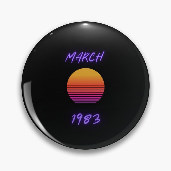 Item preview, March 1983 Retro Design 1980s Style T-Shirt designed and sold by RetroDesignsNW.
