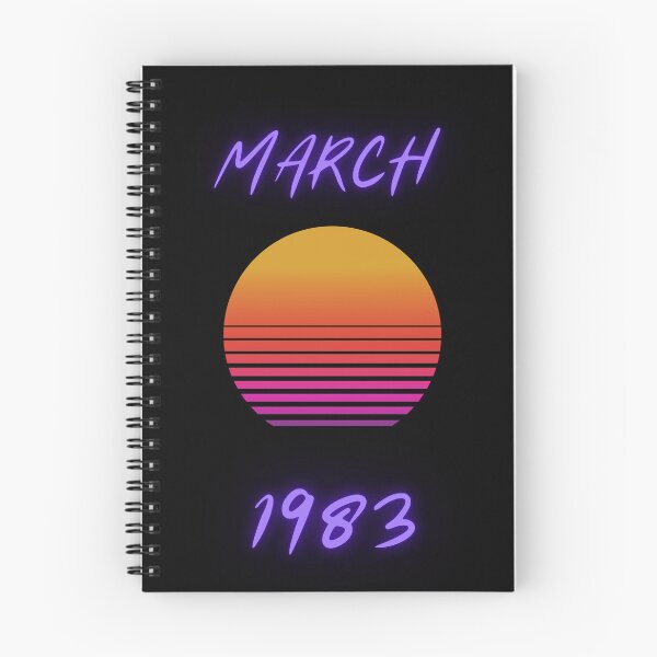 Item preview, March 1983 Retro Design 1980s Style T-Shirt designed and sold by RetroDesignsNW.