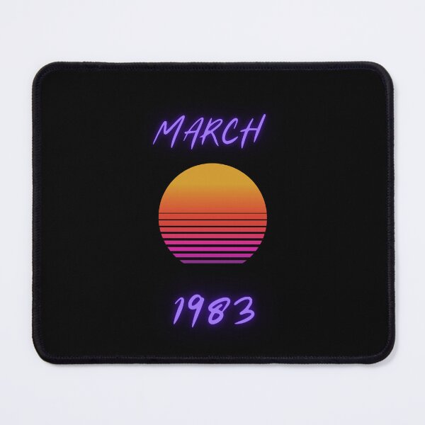 Item preview, March 1983 Retro Design 1980s Style T-Shirt designed and sold by RetroDesignsNW.