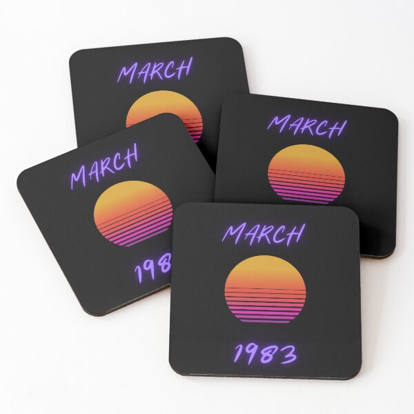 Item preview, March 1983 Retro Design 1980s Style T-Shirt designed and sold by RetroDesignsNW.