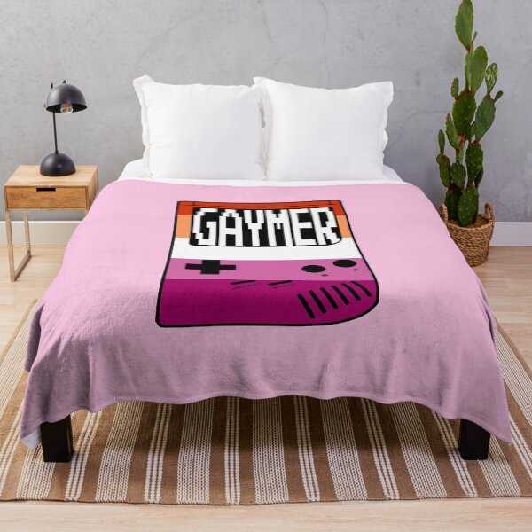 Item preview, Gaymer Lesbian Pride Flag Retro Console designed and sold by everything4eva.