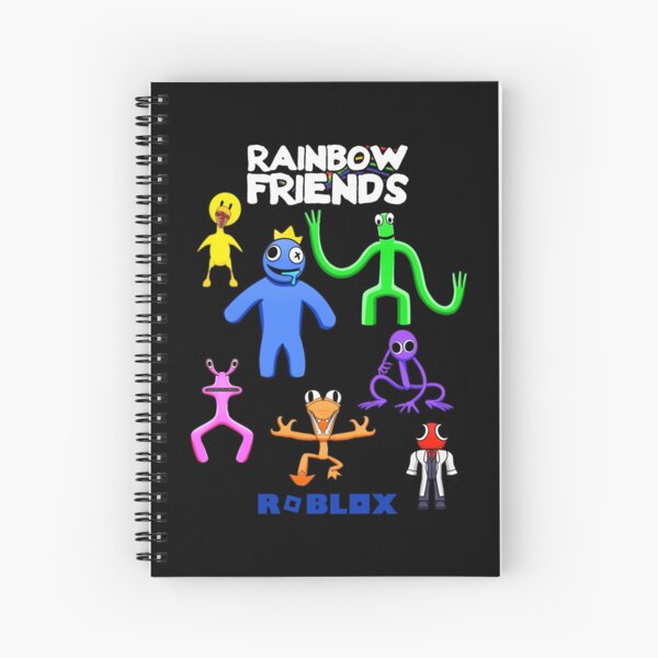 Rainbow Friends Spiral Notebook for Sale by TheBullishRhino