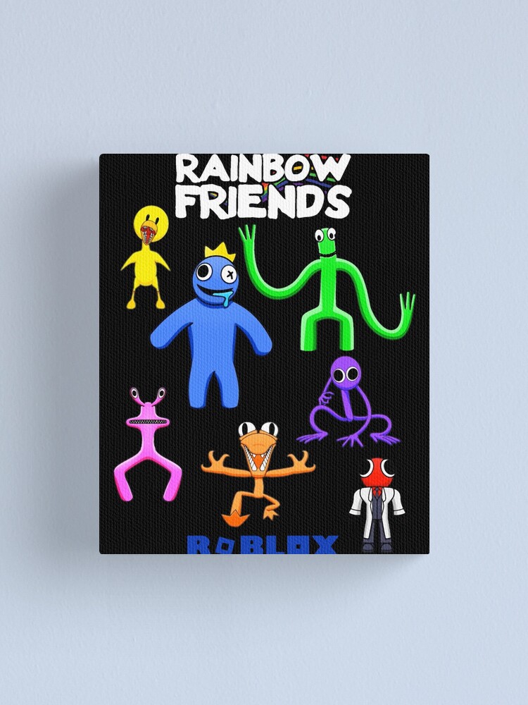 Blue Rainbow Friend Active  Canvas Print for Sale by shifflette1