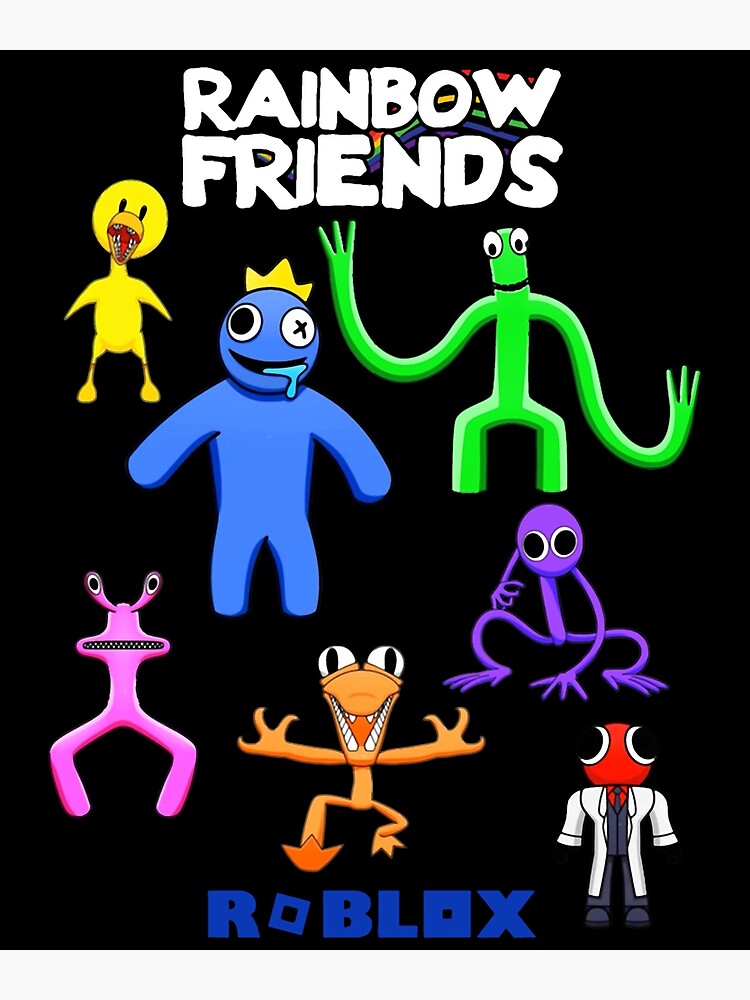 Red Rainbow Friend Posters for Sale