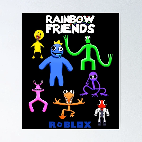 Red Rainbow Friend Posters for Sale