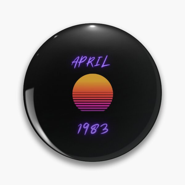 Item preview, April 1983 Retro Design 1980s Style T-Shirt designed and sold by RetroDesignsNW.