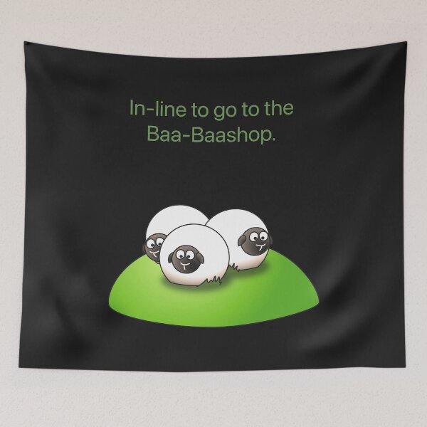 Item preview, The sheep queue up.  designed and sold by Kidzx6.