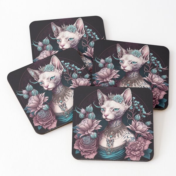 Item preview, Majestic Tattoo Sphynx Goddess designed and sold by Nocturne  Paws.