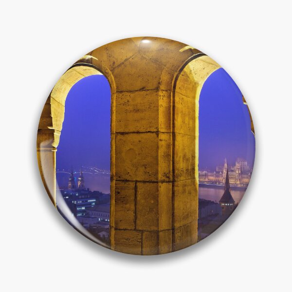 Item preview, Night view of Budapest and Danube river. designed and sold by Hercules Milas.