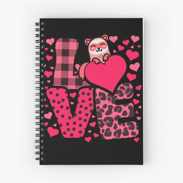 Item preview, Cute Kawaii Valentine Ferret Love Hearts Valentines Day designed and sold by JokeGysen.