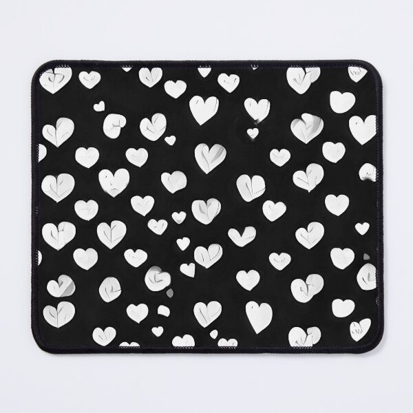 Item preview, Black and White Hearts designed and sold by pinkal.