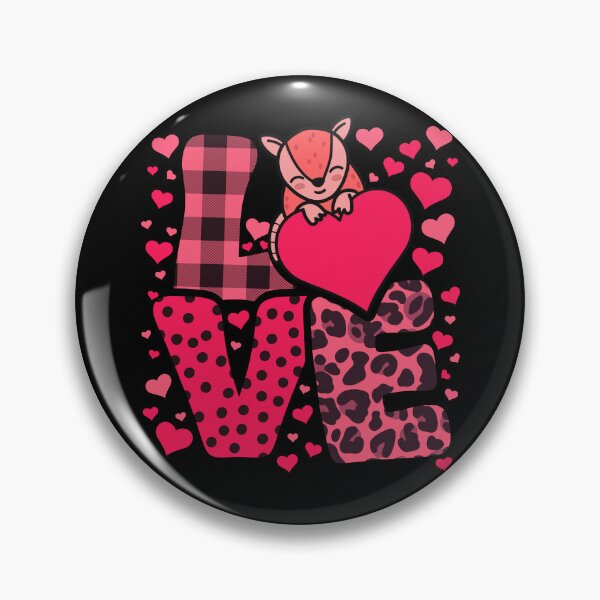 Item preview, Cute Kawaii Valentine Armadillo Love Hearts Valentines Day designed and sold by JokeGysen.
