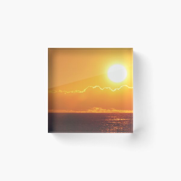 Item preview, Sunset Sea View Orange Landscape designed and sold by CarolinaReina.