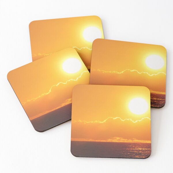 Item preview, Sunset Sea View Orange Landscape designed and sold by CarolinaReina.