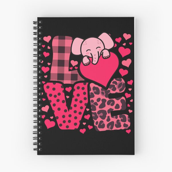 Item preview, Cute Kawaii Valentine Elephant Love Hearts Valentines Day designed and sold by JokeGysen.