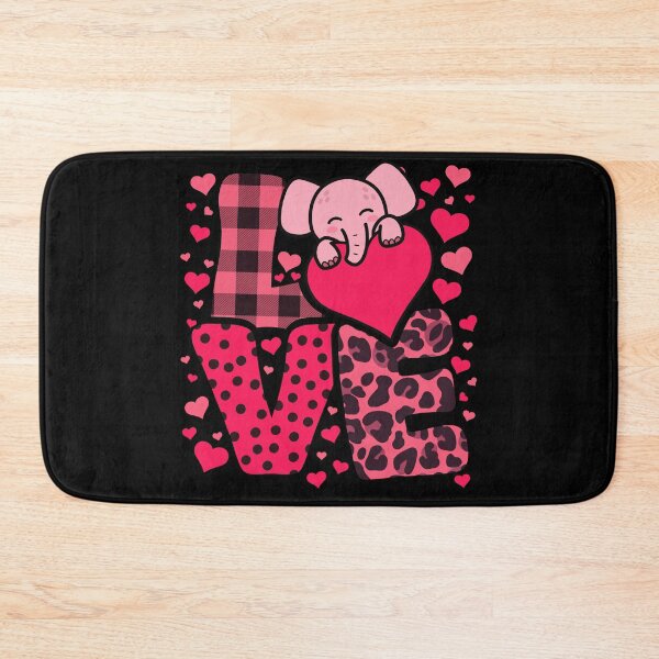 Item preview, Cute Kawaii Valentine Elephant Love Hearts Valentines Day designed and sold by JokeGysen.
