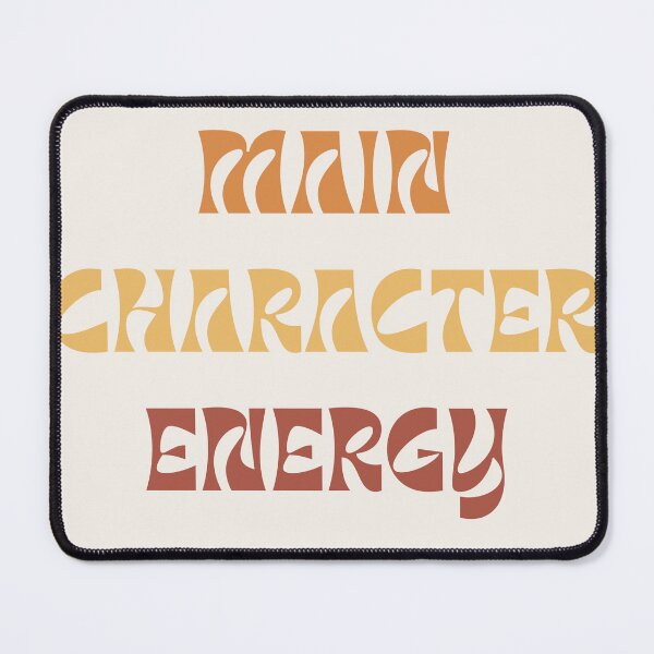 Item preview, main character energy aesthetic text designed and sold by Avani Creation.