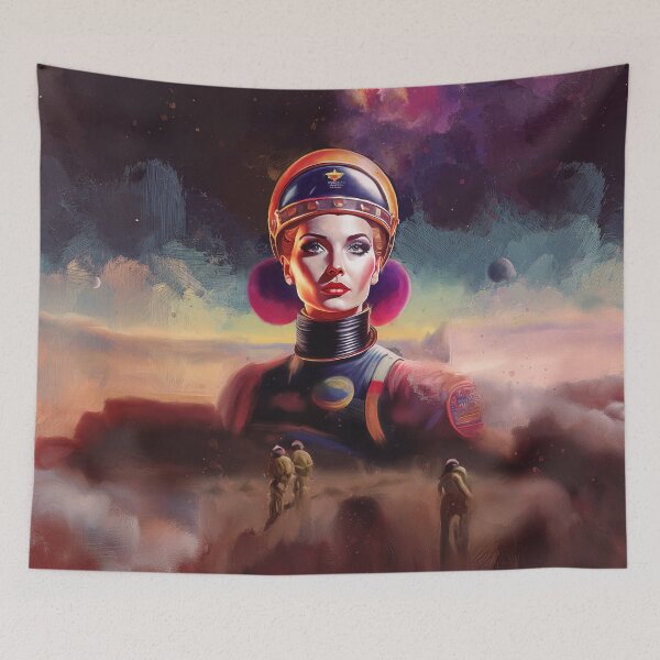 Item preview, Occupy Mars Space Travel SpaceX Surreal paint designed and sold by Gerenuke.