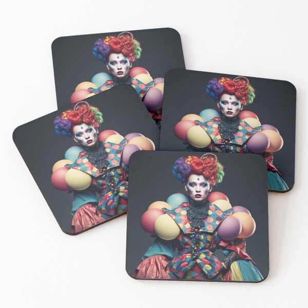 Aperçu de l'œuvre Haute Couture Dresses as Clowns créée et vendue par BeerBot.