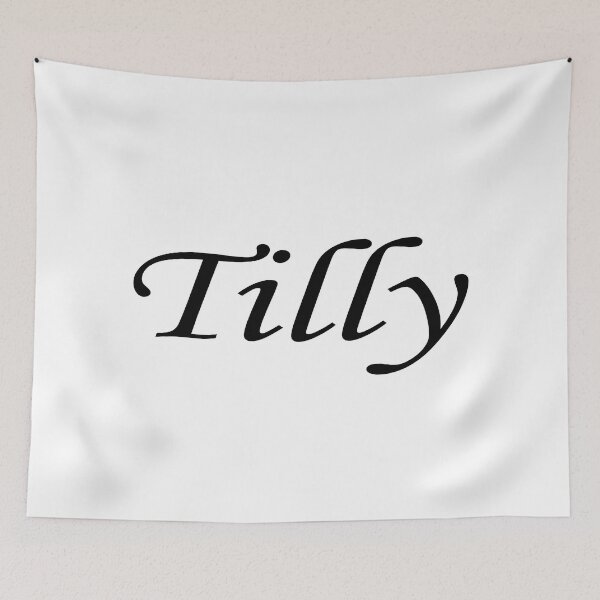 Item preview, Tilly - black name lettering text - 0223 designed and sold by PrettyDesserted.