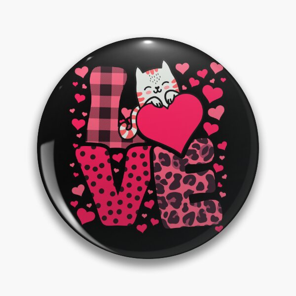 Item preview, Cute Kawaii Valentine Tabby Cat Love Hearts Valentines Day designed and sold by JokeGysen.