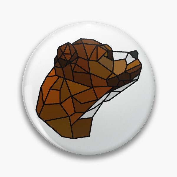 Item preview, Charlotte Pitbull Geometric Brindle designed and sold by Akasha-Wolf.