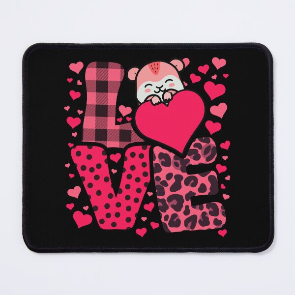 Item preview, Cute Kawaii Valentine Hamster Love Hearts Valentines Day designed and sold by JokeGysen.