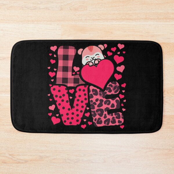 Item preview, Cute Kawaii Valentine Hamster Love Hearts Valentines Day designed and sold by JokeGysen.