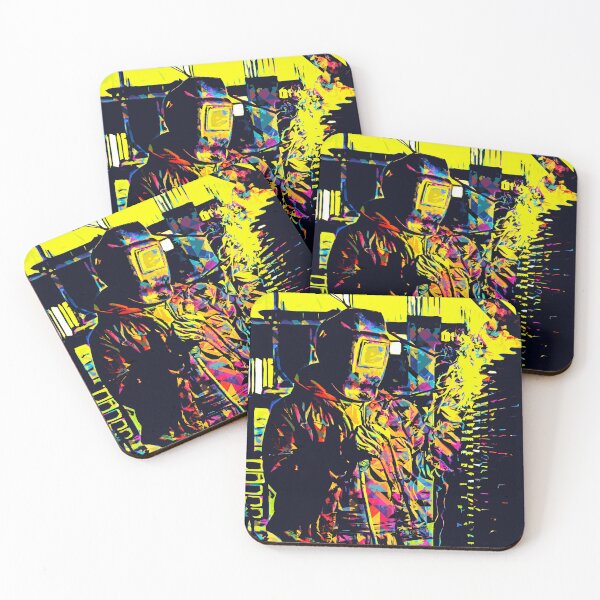 Item preview, Welder pop art style illustration designed and sold by KondeHipe.