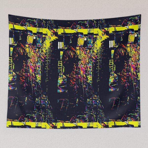 Item preview, Welder pop art style illustration designed and sold by KondeHipe.