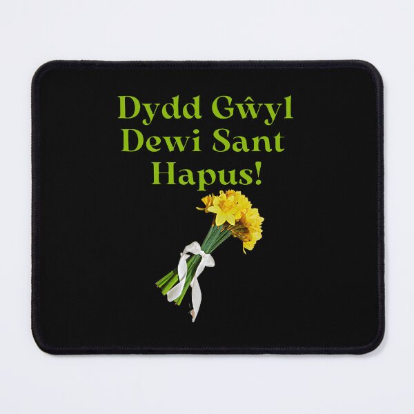 Item preview, Dydd Gŵyl Dewi Sant Hapus! Happy Saint Davids Day, St. David's Day Gifts with Daffodils designed and sold by facePale.