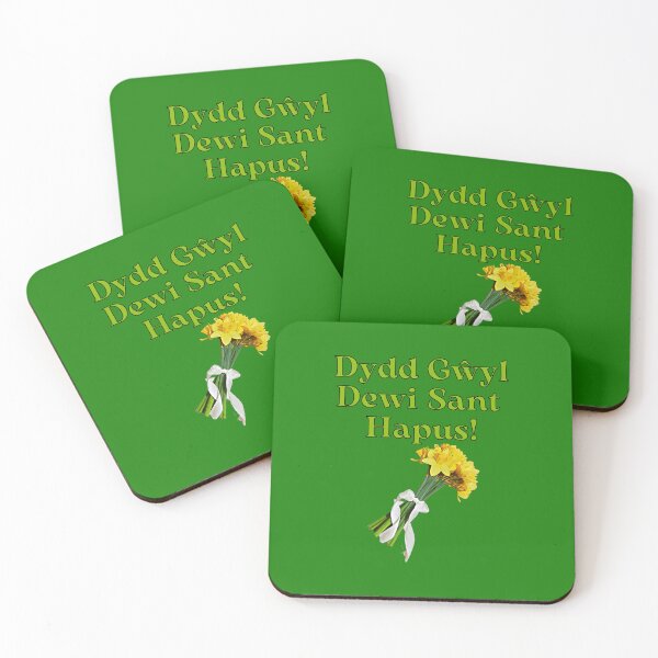 Item preview, Dydd Gŵyl Dewi Sant Hapus! Happy Saint Davids Day, St. David's Day Gifts with Daffodils designed and sold by facePale.